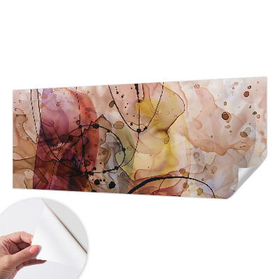 Papel mural con patrón decorativo Armonía abstracta