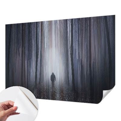 Papel mural texturado decorativo Silencio del bosque
