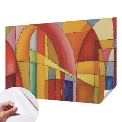 Papel mural con patrón decorativo con diseño de formas de energía