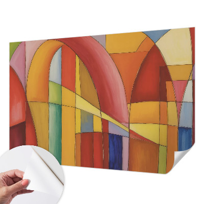 Papel mural con patrón decorativo con diseño de formas de energía