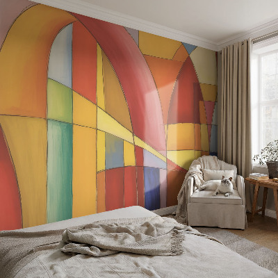 Papel mural con patrón decorativo Formas de energía
