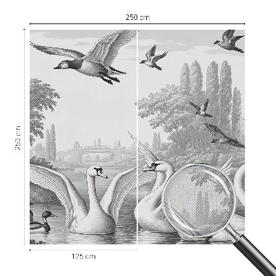 Mural de pared con estampado hermoso Paisaje clásico
