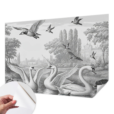 Mural de pared con estampado hermoso Paisaje clásico