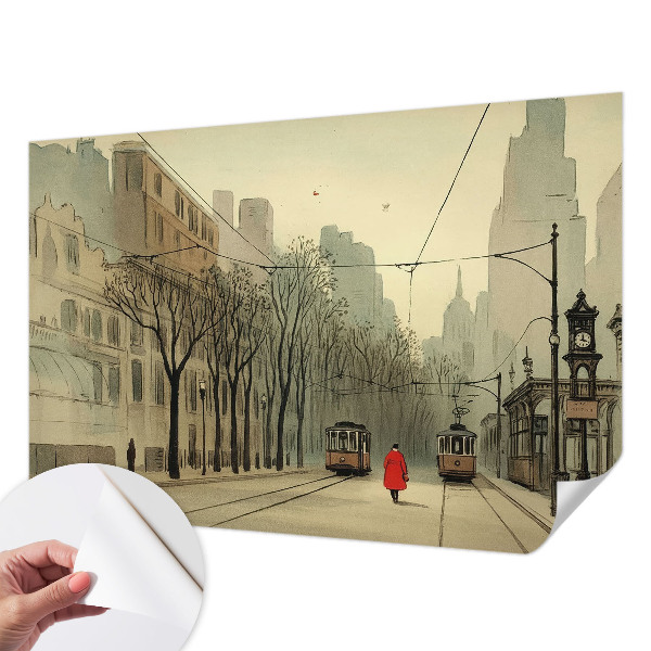 Papel mural texturado decorativo Simetría urbana