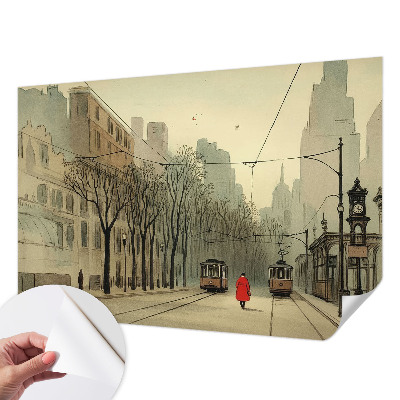 Papel mural texturado decorativo Simetría urbana