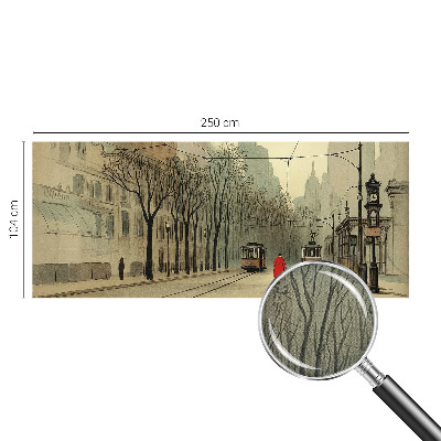 Papel mural texturado decorativo Simetría urbana