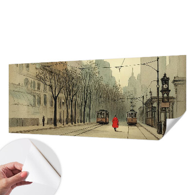 Papel mural texturado decorativo Simetría urbana