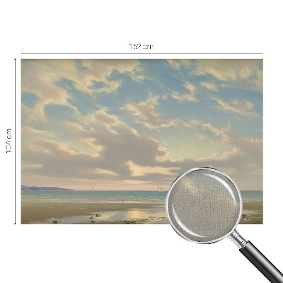 Papel mural con patrón decorativo Una orilla tranquila