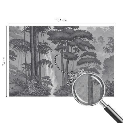 Fotomural decorativo para cabecero de cama Selva tropical