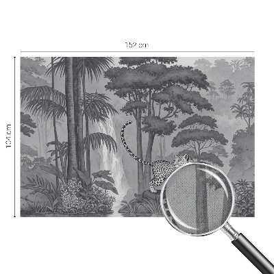 Fotomural decorativo para cabecero de cama Selva tropical