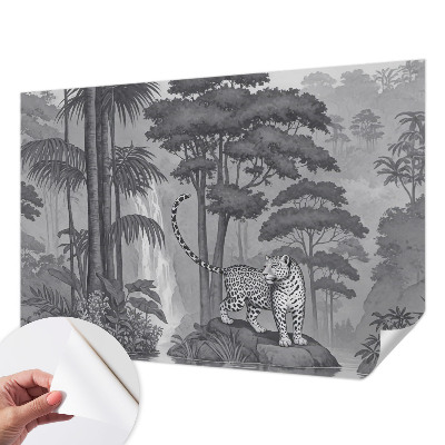 Fotomural decorativo para cabecero de cama Selva tropical