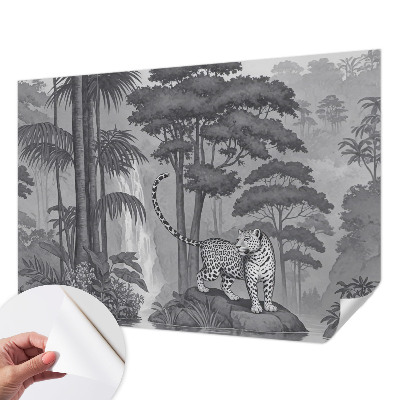 Fotomural decorativo para cabecero de cama Selva tropical