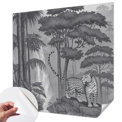 Fotomural decorativo para cabecero de cama Selva tropical