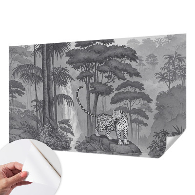 Fotomural decorativo para cabecero de cama Selva tropical
