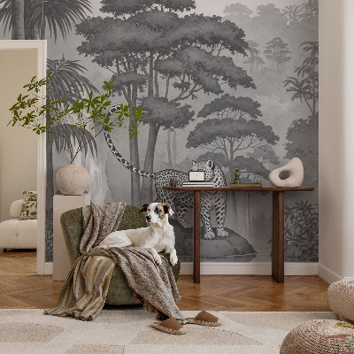 Fotomural decorativo para cabecero de cama Selva tropical