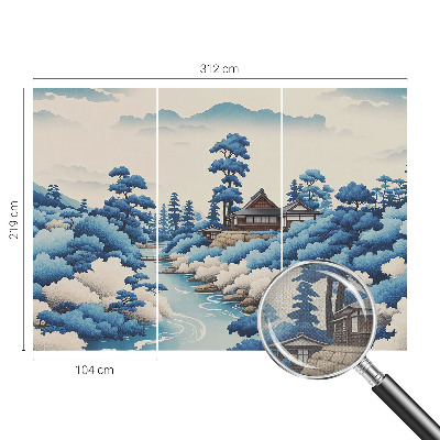 Mural de pared con estampado hermoso Naturaleza pacífica