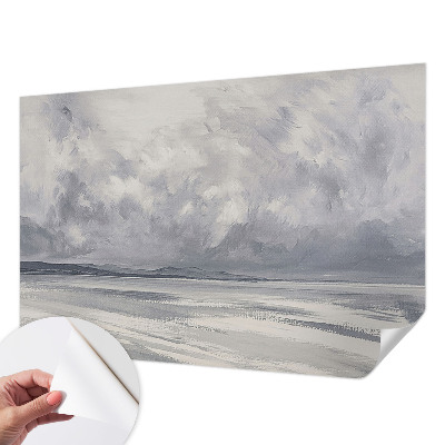 Papel mural con patrón decorativo Se avecina una tormenta