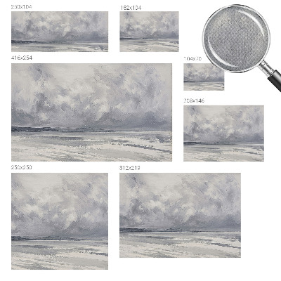 Papel mural con patrón decorativo Se avecina una tormenta