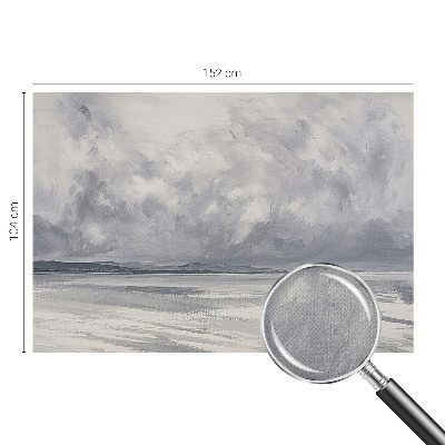 Papel mural con patrón decorativo Se avecina una tormenta