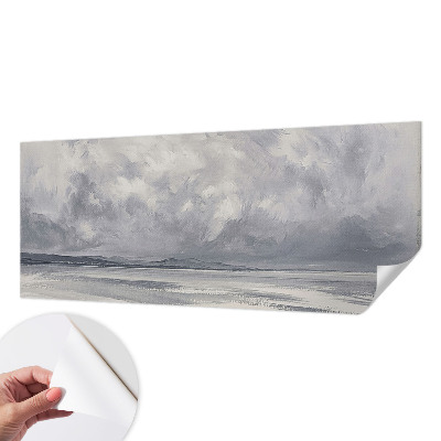 Papel mural con patrón decorativo Se avecina una tormenta