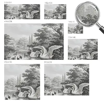 Papel mural texturado decorativo con diseño inspirado en motivos naturales y acabado elegante