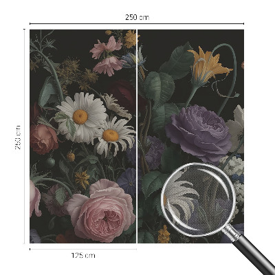 Mural de pared con estampado hermoso Elegancia floral