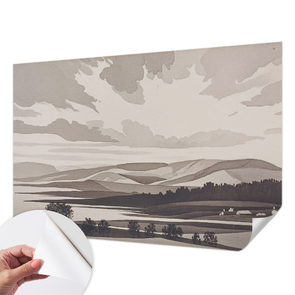 Fotomural decorativo para cabecero de cama Un paisaje tranquilo