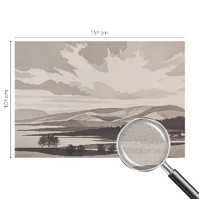 Fotomural decorativo para cabecero de cama con un paisaje tranquilo