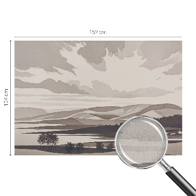 Fotomural decorativo para cabecero de cama Un paisaje tranquilo