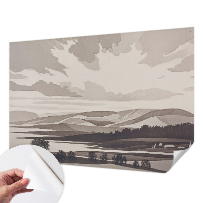 Fotomural decorativo para cabecero de cama Un paisaje tranquilo