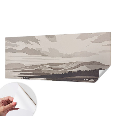 Fotomural decorativo para cabecero de cama Un paisaje tranquilo