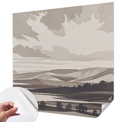 Fotomural decorativo para cabecero de cama Un paisaje tranquilo