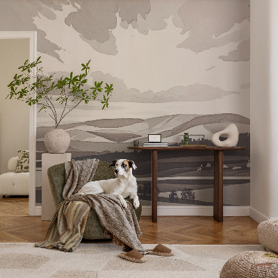 Fotomural decorativo para cabecero de cama Un paisaje tranquilo