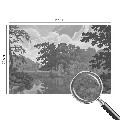 Papel mural texturado decorativo con diseño de paisaje natural