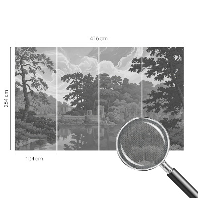 Papel mural texturado decorativo Paisaje natural