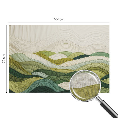 Papel mural con patrón decorativo Fabric Hills