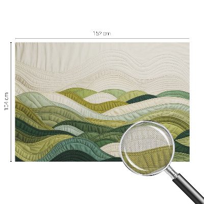 Papel mural con patrón decorativo Fabric Hills