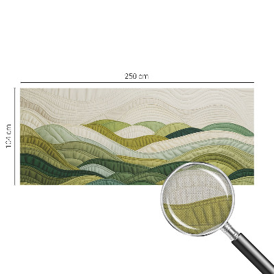 Papel mural con patrón decorativo Fabric Hills