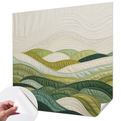 Papel mural con patrón decorativo Fabric Hills