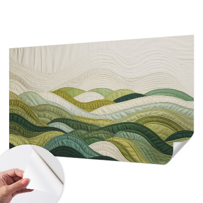 Papel mural con patrón decorativo Fabric Hills