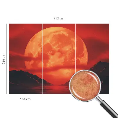 Mural de pared con estampado hermoso con diseño llamado «Fenómeno nocturno»