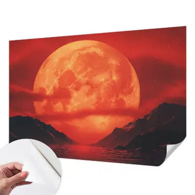 Mural de pared con estampado hermoso con diseño llamado «Fenómeno nocturno»