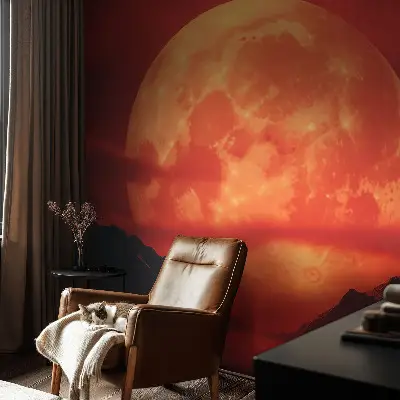Mural de pared con estampado hermoso con diseño llamado «Fenómeno nocturno»