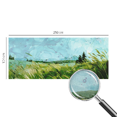 Papel mural texturado decorativo paisajes verdes