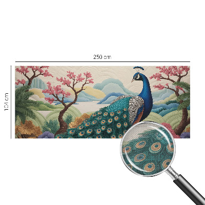 Fotomural decorativo para cabecero de cama Belleza exótica