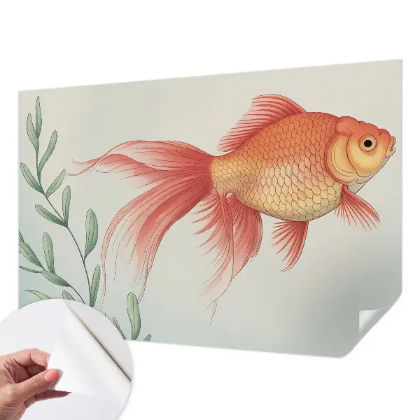 Mural de pared con estampado hermoso con motivo 'Belleza del agua'