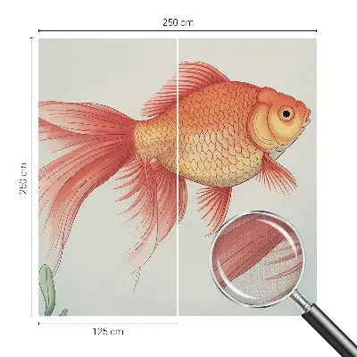 Mural de pared con estampado hermoso con motivo 'Belleza del agua'