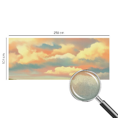 Mural de pared con estampado hermoso Nubes del cielo