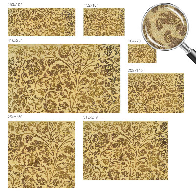 Fotomural decorativo para cabecero de cama estampado floral