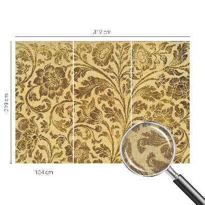 Fotomural decorativo para cabecero de cama con estampado floral